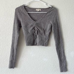L.A. Hearts | Long Sleeve Gray Sweater | Size Small